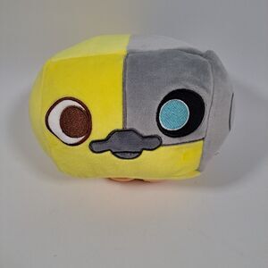 Pet Simulator X 6” Cyborg Ducky Tech Plush Roblox Yellow Gray Duck - No code